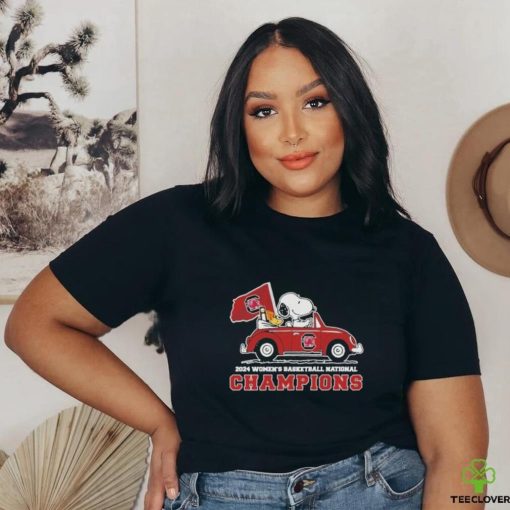 Snoopy and Woodstock South Carolina Gamecocks 2024 Women’s Basketball National Champions Shirt