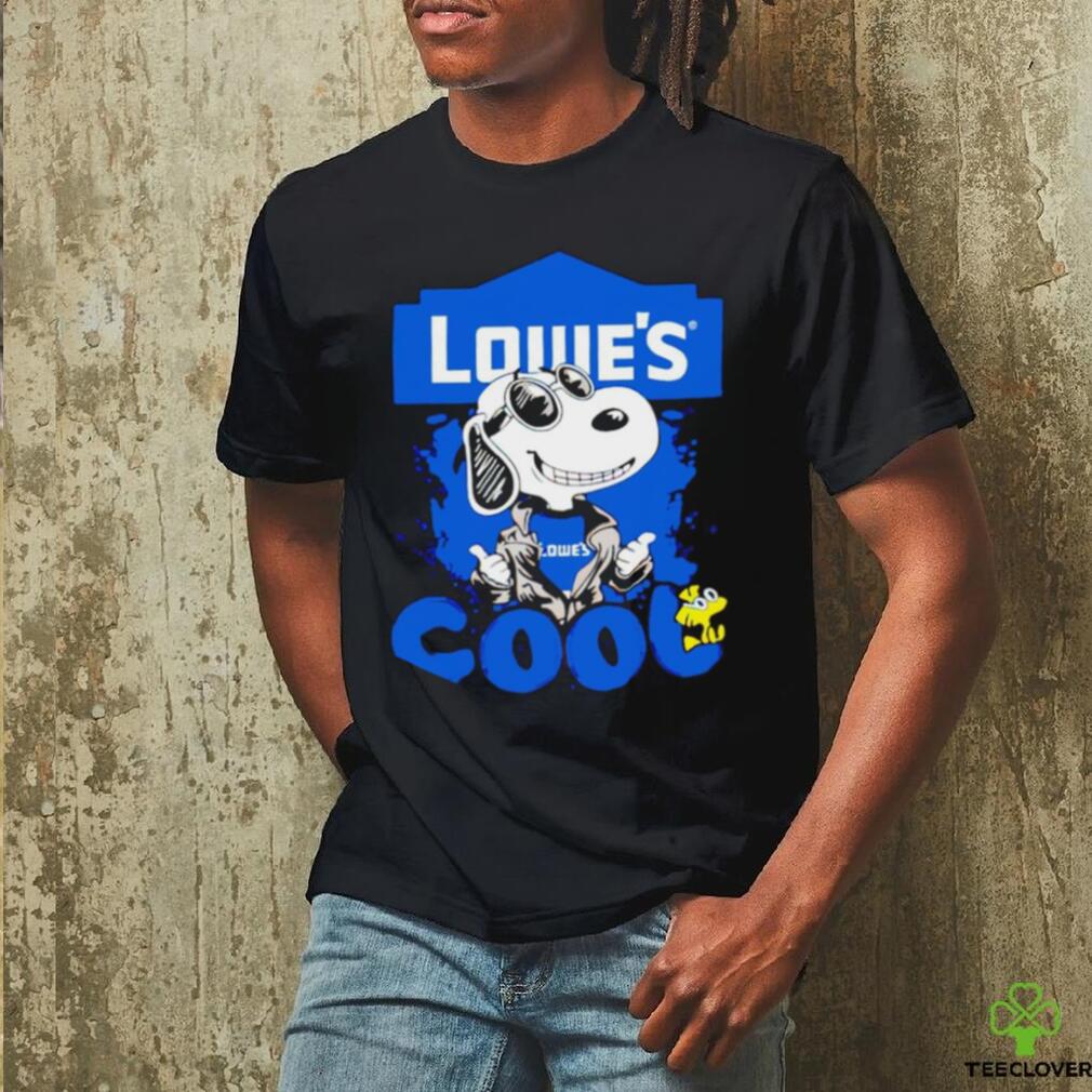 Snoopy and Woodstock cool Lowe’s logo shirt Snoopy and Woodstock cool Lowe’s logo shirt