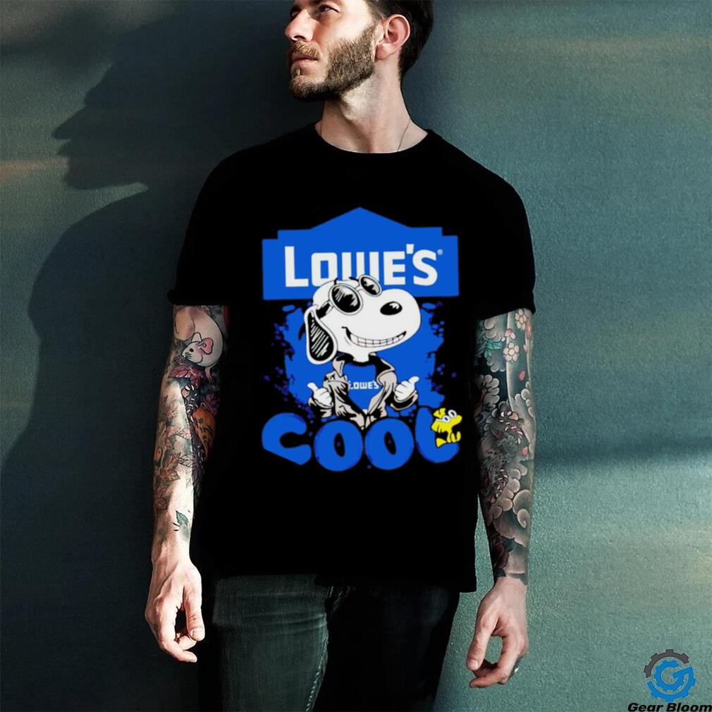 Snoopy and Woodstock cool Lowe’s logo shirt Snoopy and Woodstock cool Lowe’s logo shirt
