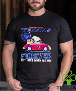 Snoopy and Woodstock driving car Houston Texans forever not just when we win shirt 3 Snoopy and Woodstock driving car Houston Texans forever not just when we win shirt