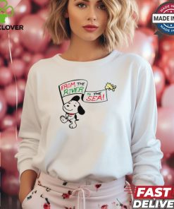 Snoopy and Woodstock from the river to the sea shirt