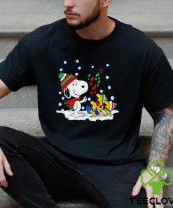 Snoopy and Woodstock singing Merry Christmas hoodie, sweater, longsleeve, shirt v-neck, t-shirt