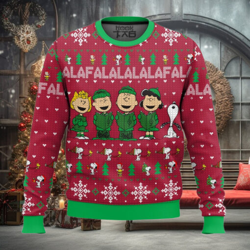 Snoopy and friend Christmas ugly sweater