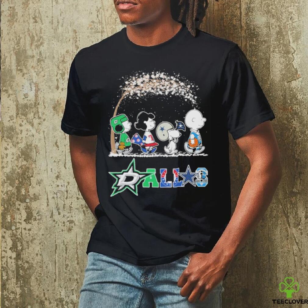 Snoopy and friends Dallas city shirt Snoopy and friends Dallas city shirt