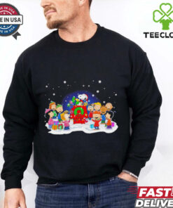 Snoopy and friends Peanuts Merry Christmas together shirt