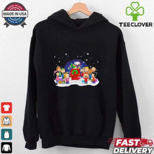 Snoopy and friends Peanuts Merry Christmas together shirt