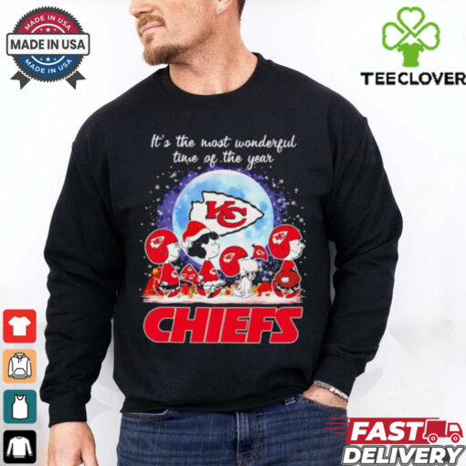 Snoopy and friends road it’s the most wonderful time of the year Kansas City Chiefs shirt