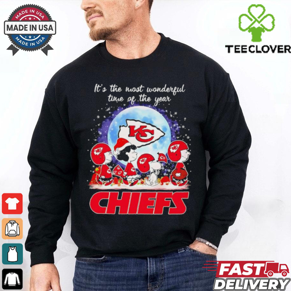 Snoopy and friends road it’s the most wonderful time of the year Kansas City Chiefs shirt Snoopy and friends road it’s the most wonderful time of the year Kansas City Chiefs shirt