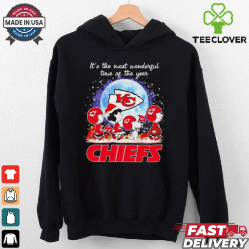 Snoopy and friends road it’s the most wonderful time of the year Kansas City Chiefs shirt