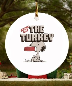 Snoopy bring out the turkey ornament