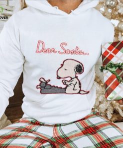 Snoopy dear santa theme shirt