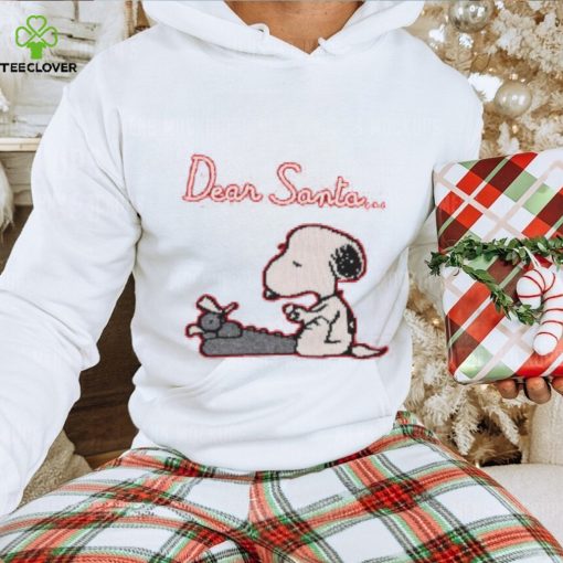 Snoopy dear santa theme shirt