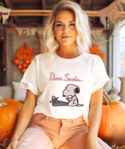 Snoopy dear santa theme shirt