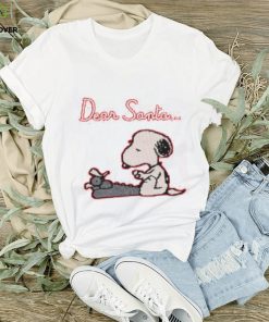 Snoopy dear santa theme shirt