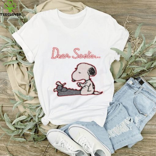 Snoopy dear santa theme shirt
