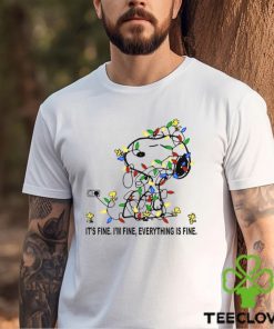 Snoopy everything is fine shirt