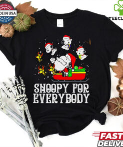 Snoopy for everybody Woodstock Christmas shirt