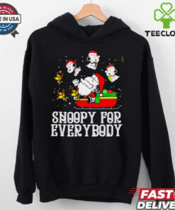 Snoopy for everybody Woodstock Christmas shirt