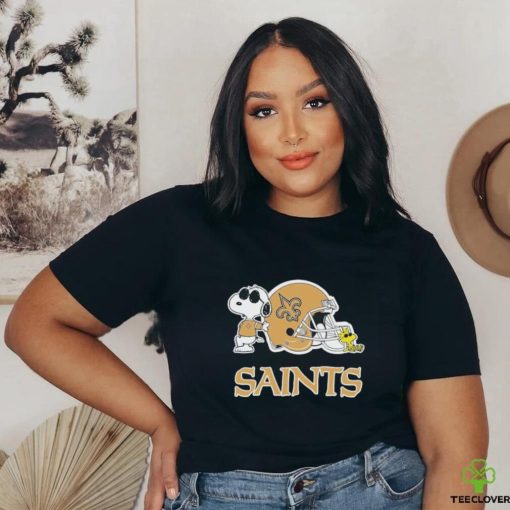 Snoopy helmet New Orleans Saints shirt