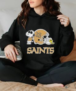 Snoopy helmet New Orleans Saints shirt