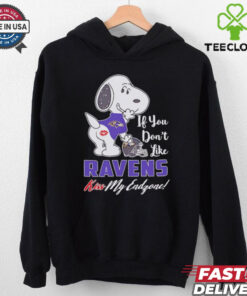 Snoopy if you don’t like Ravens kiss my endzone shirt