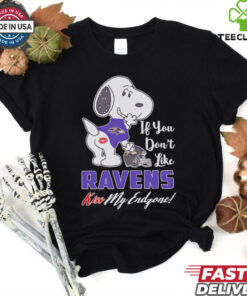 Snoopy if you don’t like Ravens kiss my endzone shirt