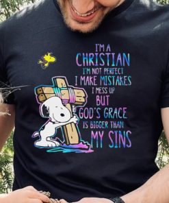 Snoopy im a christian im not perfect i make mistakes i mess up but gods grace is bigger my sins