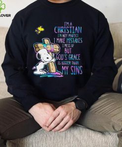 Snoopy im a christian im not perfect i make mistakes i mess up but gods grace is bigger my sins