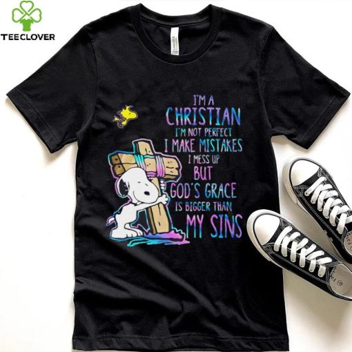 Snoopy im a christian im not perfect i make mistakes i mess up but gods grace is bigger my sins