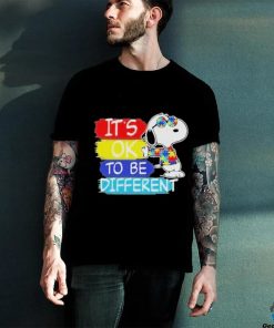 Snoopy it’s ok to be different autism shirt 2 Snoopy it’s ok to be different autism shirt