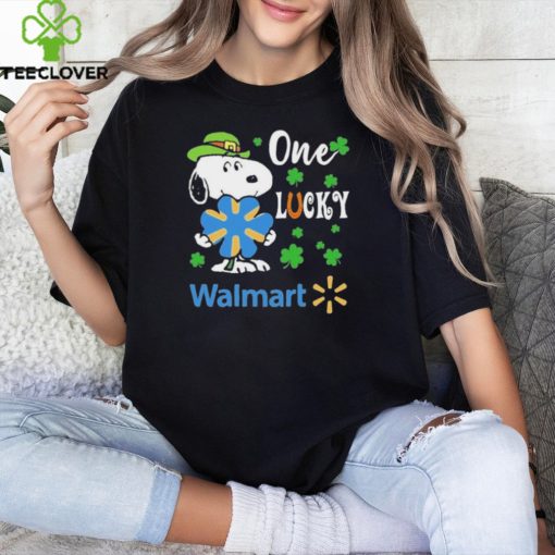 Snoopy one Lucky Walmart Shirt