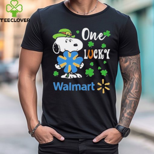 Snoopy one Lucky Walmart Shirt