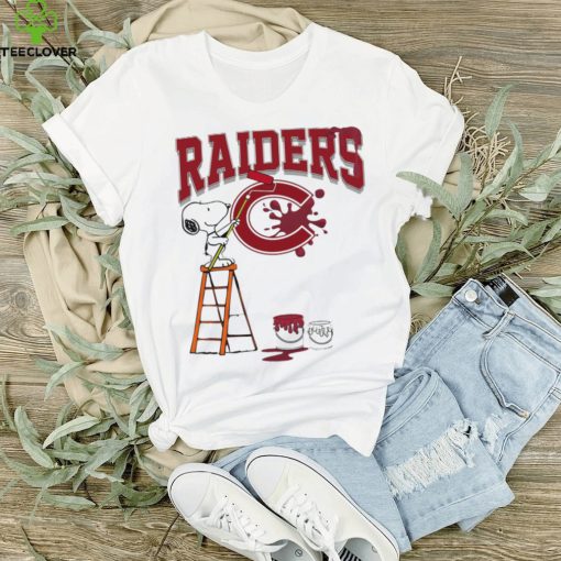 Snoopy painting Colgate Raiders shirt