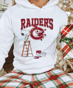 Snoopy painting Colgate Raiders shirt