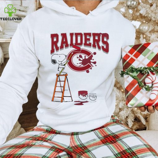 Snoopy painting Colgate Raiders shirt