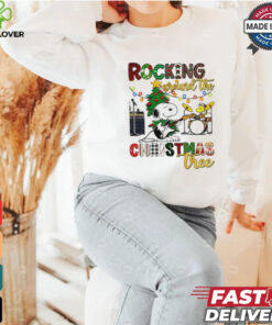 Snoopy rocking around the Christmas tree shirt