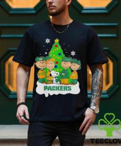 Snoopy the Peanuts Green Bay Packers Christmas Shirt
