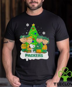 Snoopy the Peanuts Green Bay Packers Christmas Shirt