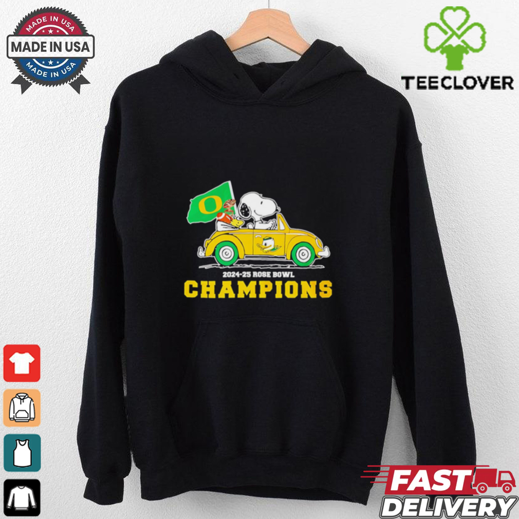Snoopy x Oregon Ducks 2024 25 Rose Bowl Champions shirt Snoopy x Oregon Ducks 2024 25 Rose Bowl Champions shirt