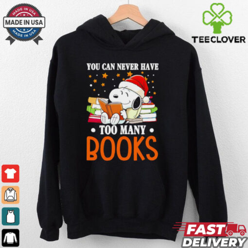 Snoopy you can never have too many books shirt