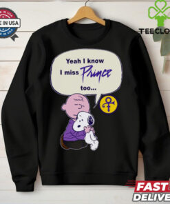 Snoopy – Yeah I Know I Miss Prince Too T Shirt
