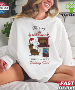 Snoopy ‘This Is My Hallmark Christmas Movie Watching’ Shirt