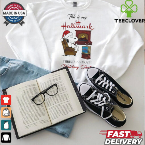 Snoopy ‘This Is My Hallmark Christmas Movie Watching’ Shirt