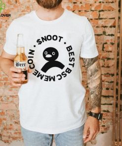 Snoot best BSC meme Coin logo shirt