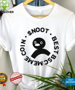Snoot best BSC meme Coin logo shirt