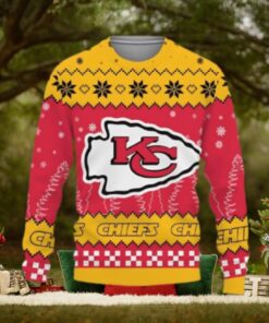 Snow Team Logo Kansas City Chiefs Christmas Tree Ugly Xmas Sweater