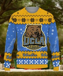 Snow Team Logo UCLA Bruins Gifts For Fan Christmas Tree Knitted Xmas Sweater Gift Holidays