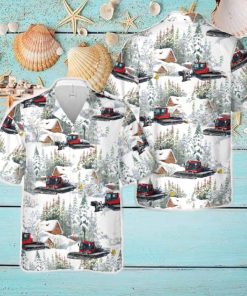 Snow groomer Christmas Hawaiian Shirt