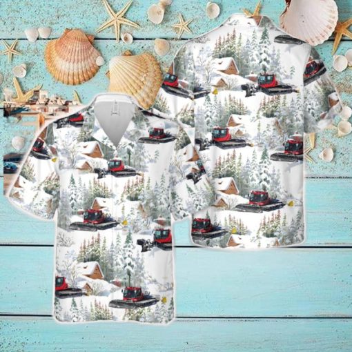 Snow groomer Christmas Hawaiian Shirt