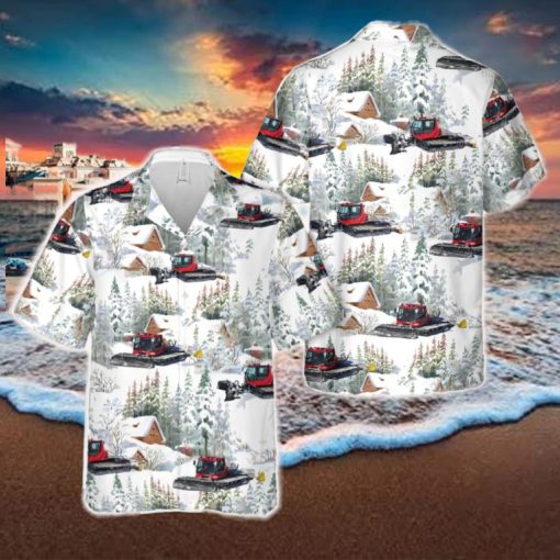 Snow groomer Christmas Hawaiian Shirt